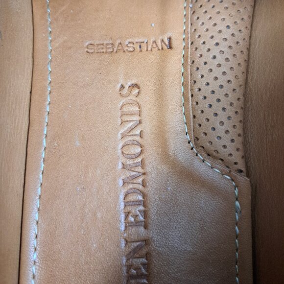 Size 12D Allen Edmonds "SEBASTIAN" Leather BIT Driving Loafers Black - Picture 8 of 13